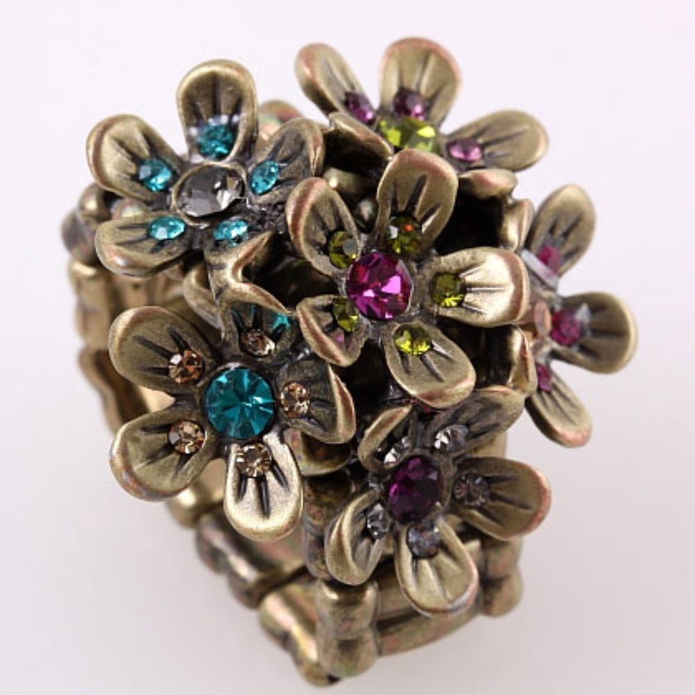 Festive Floral Ring